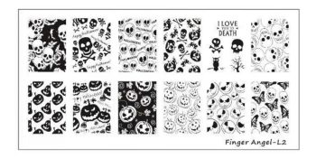 Nail Stamping Metal Plate  (Halloween) - Image 3