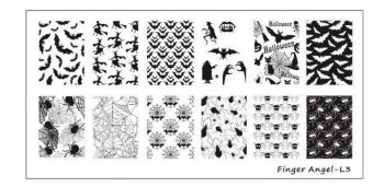 Nail Stamping Metal Plate  (Halloween) - Image 4
