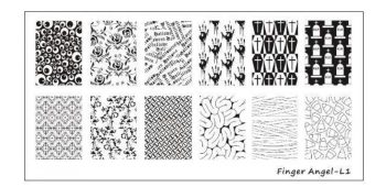 Nail Stamping Metal Plate  (Halloween)