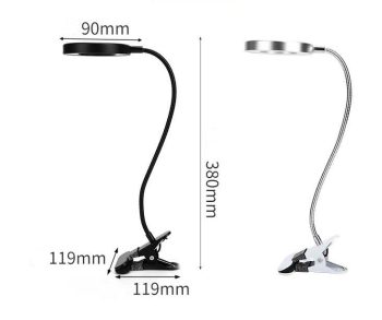 Desk Table Clip Lamp 7W USB Cable - Image 2