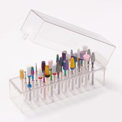 30 hole drill bit clear box ( Drill Bit not included )