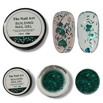 Non-stick Glitter builder gel 15ml - Image 2