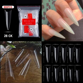 Nail Tips (500pcs/Packet)  Number 28