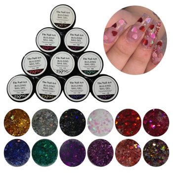 Non-stick Glitter builder gel 15ml